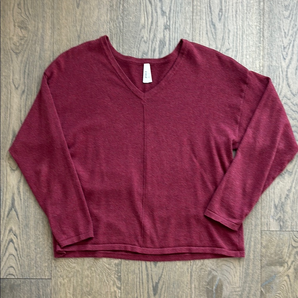 Pact Women's Long Sleeve V-Neck Sweater